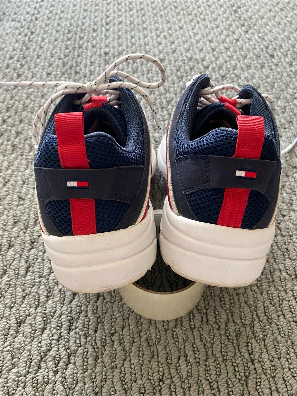 Tommy Hilfiger Navy Red White Women's Sneakers - Picture 3 of 3
